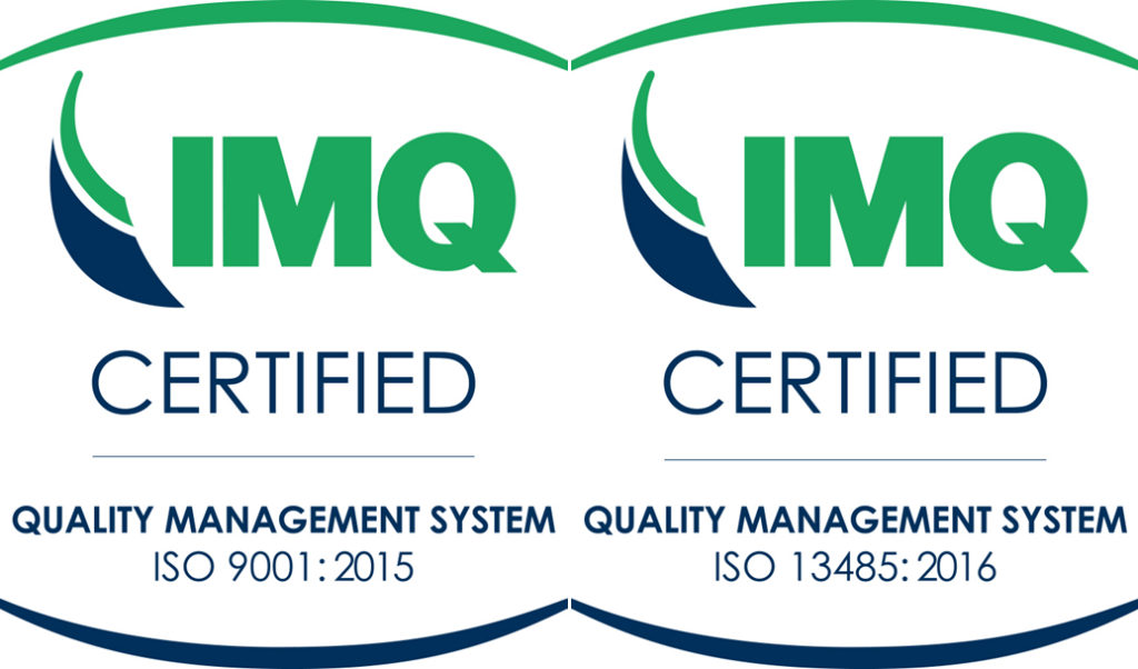 ISO 9001:2015 and EN ISO 13485:2016/A11:2021 certified